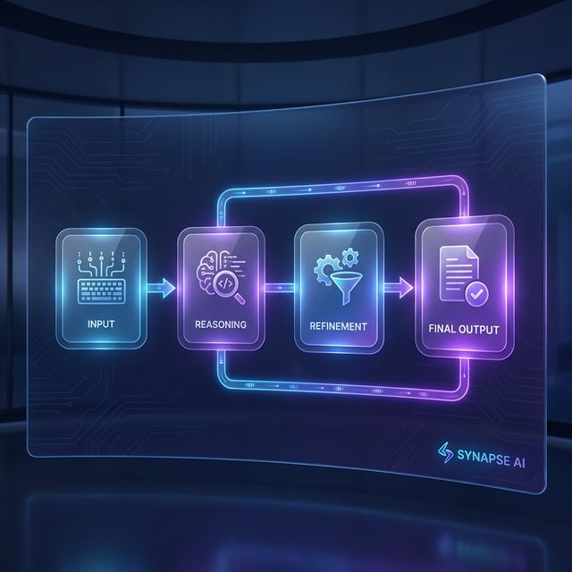 Workflow Chart of AI reasoning