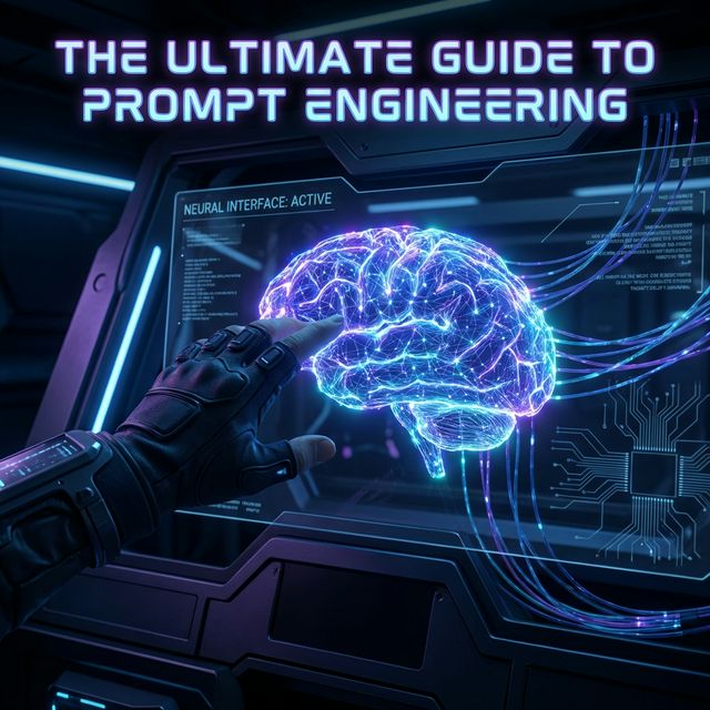 Ultimate Guide Hero Image showing a futuristic interface